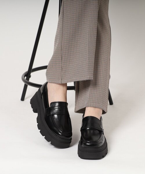 【超美品】COCODEAL 厚底 ローファー 2025年最新】COCODEAL レディース ローファー・革靴の人気