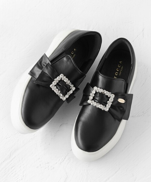 ギフトに最適☆TOCCA BIJOUX RIBBON SNEAKERS 抗菌効果 防水性 ギフトに最適☆TOCCA BIJOUX RIBBON SNEAKERS 抗菌効果 防水性