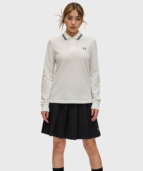 FRED PERRY ホワイトポロシャツ 3L FRED PERRY 8/10プレミアム会員+5% フレッドペリー Fredperry
