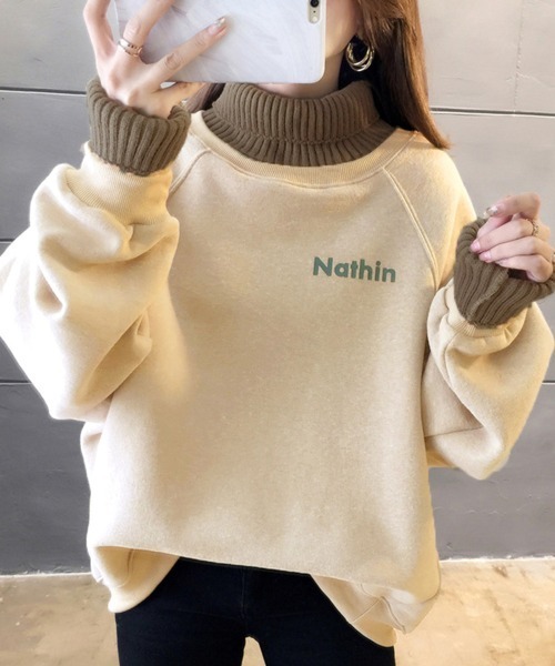 マーク&ロナ　裏起毛トレーナー（40） miniministore（ミニミニストア） トレーナー スウェット 裏起毛 ロゴ