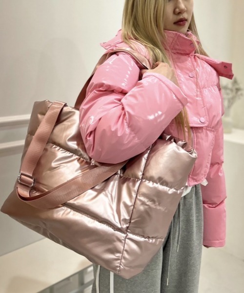 ipugo トートバッグ ipugo/イプゴ エナメルダウントートバッグ