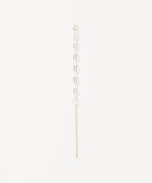 agete（アガット） チャーム シルバー／K10ピアスチャーム（片耳用