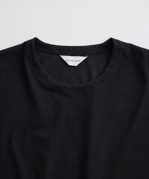 定価16500円 ADAM ET ROPE' ラミー オーバーサイズシャツ 黒 ADAM ET ROPE' tシャツ 「WILD LIFE TAILOR」Mt.Breath Wool(R