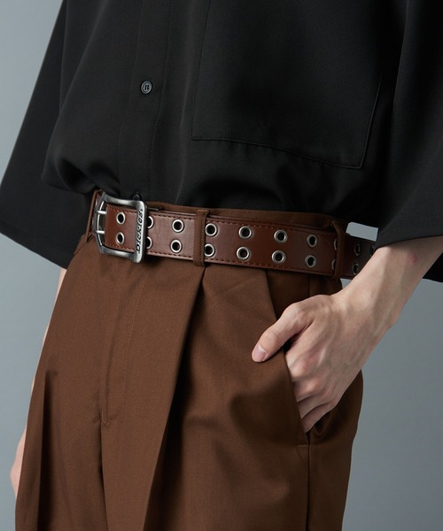 Dickies（ディッキーズ） ベルト 「Dickies」40mm幅 ハトメ ダブルピン