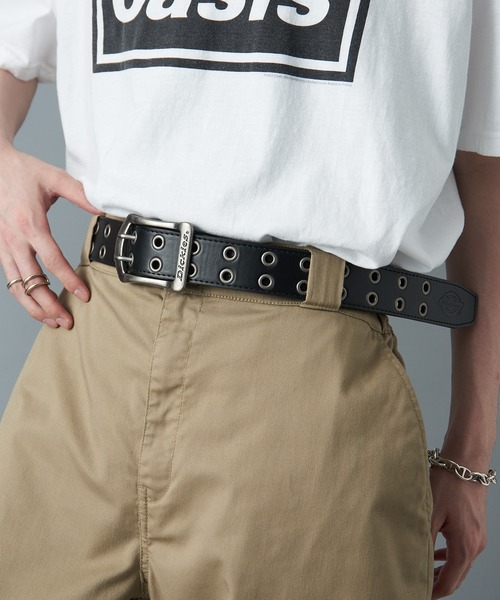 Dickies（ディッキーズ） ベルト 「Dickies」40mm幅 ハトメ ダブルピン