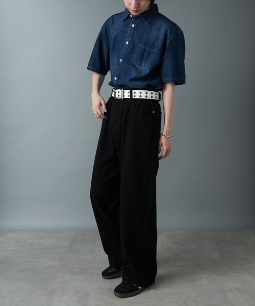 Dickies（ディッキーズ） ベルト 「Dickies」40mm幅 ハトメ ダブルピン