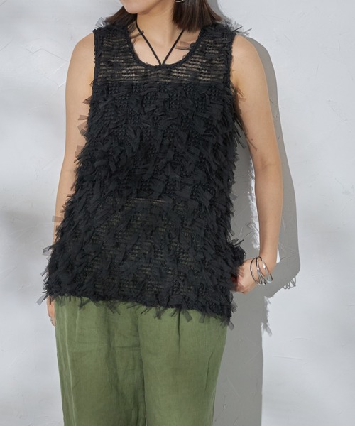 【最終価格】黒のノースリーブベスト・ジレ NO ID. ベスト ジレ レイヤードニットベスト メンズ : ZOZOTOWN