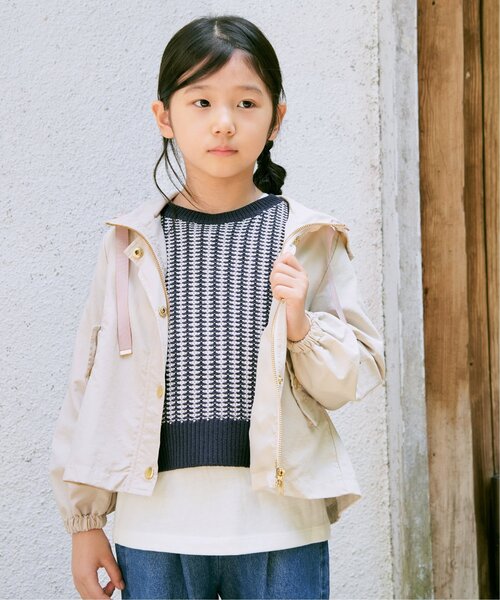ikka マウンテンパーカー アウター 「親子おそろい」ナイロン