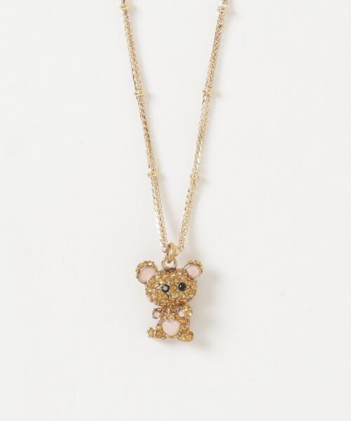 GUESS（ゲス） ネックレス VINTAGE GUESS 16””-18”” SMALL TEDDY BEAR 