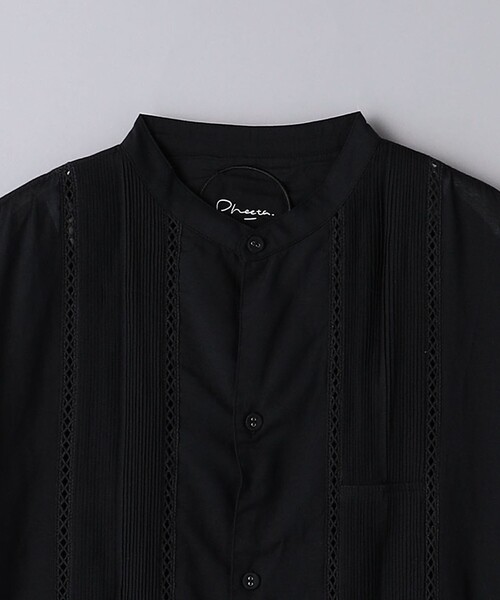 Pheeta シャツ 「Pheeta × Steven Alan」Elizaバンドカラーシャツ 
