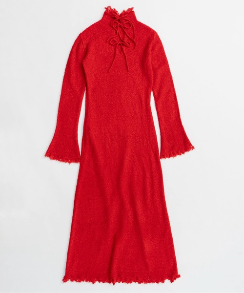 MAISON SPECIAL ワンピース Ribbon Detail Scrub Fabric