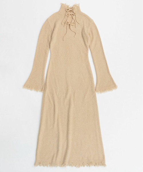MAISON SPECIAL ワンピース Ribbon Detail Scrub Fabric