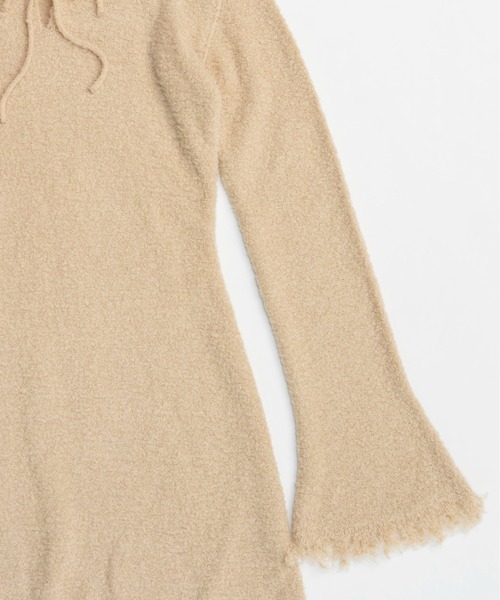 MAISON SPECIAL ワンピース Ribbon Detail Scrub Fabric