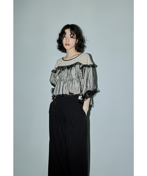 niana（ニアナ） パンツドレス ギャザートップスワイドパンツ