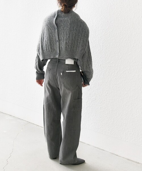 25AW SHIPS any ヤク ケーブル クルーネック ニット プルオーバー WEB限定】SHIPS any:〈手洗い可能〉ヤク ケーブル クルーネック ニット