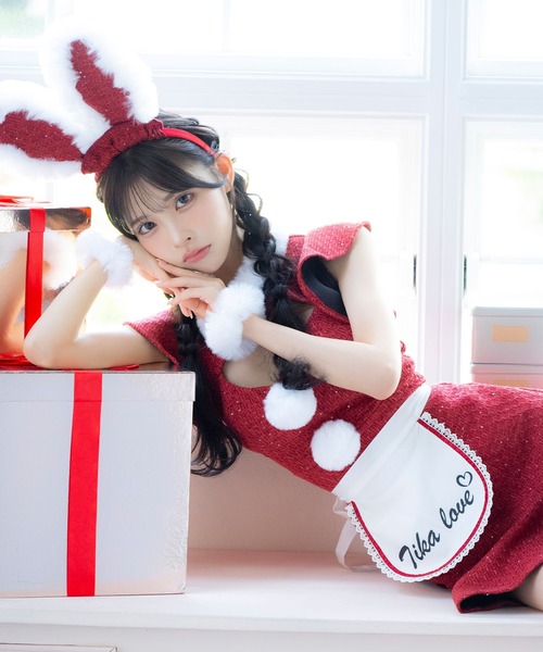 Tika（ティカ） コスプレ サンタ コスプレ セクシー バニー アニマル