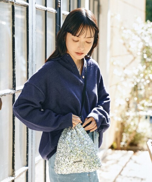 Glitter ブラック バック FREAK'S STORE（フリークスストア） ショルダーバッグ バッグ OUTDOOR