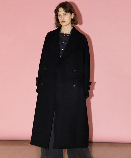 メゾンスペシャル　maison special コート　黒 MAISON SPECIAL（メゾンスペシャル） コート 38 ブラック レディース