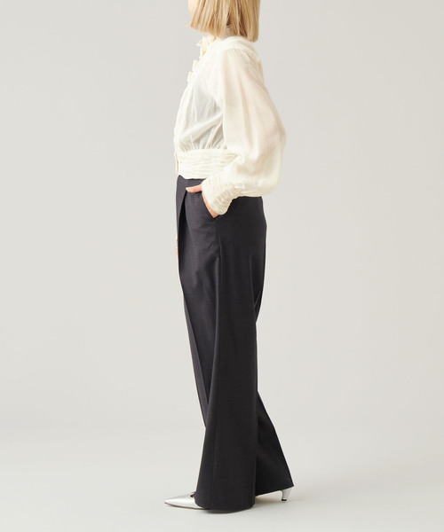ブラウス シャツ IENA LA BOUCLE ディテールリボンブラウス レディース IENA LA BOUCLE ブラウス シャツ ディテールリボンブラウス