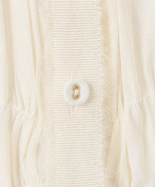 IENA LA BOUCLE ブラウス シャツ ディテールリボンブラウス