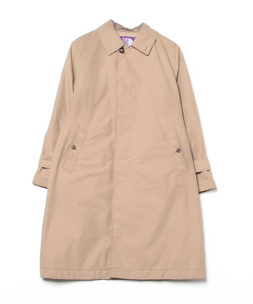 THE NORTH FACE 2way ジッパー コート ベージュ 羽織り THE NORTH FACE PURPLE LABEL 「THE LABEL」 刺繍コート M ベージュ