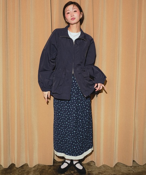 MUHET ブルゾン ジャンバー drawstring blouson / ドロスト