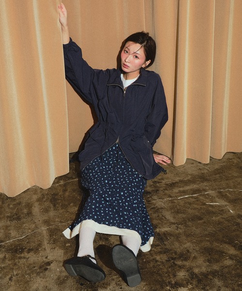 MUHET ブルゾン ジャンバー drawstring blouson / ドロスト