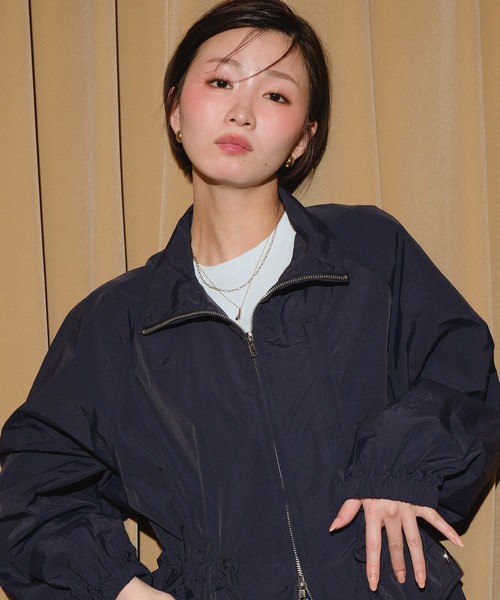 drawstring blouson / ドロストブルゾン（ナイロンジャケット