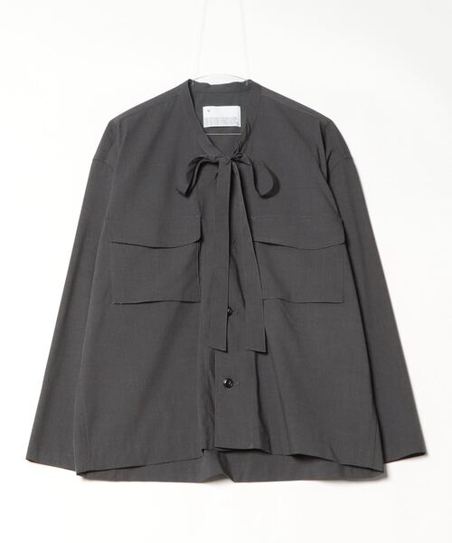 VOAAOV（ヴォアーブ） シャツ 「VOAAOV」T/R TYPEWRITER Ribbon Shirt