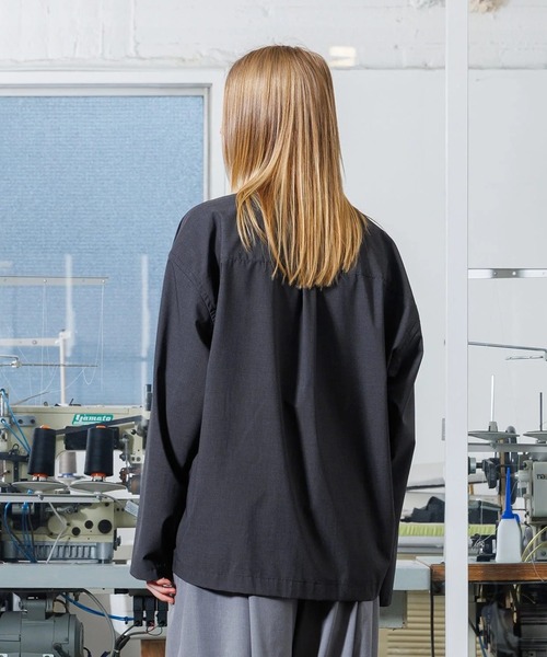 VOAAOV（ヴォアーブ） シャツ 「VOAAOV」T/R TYPEWRITER Ribbon Shirt