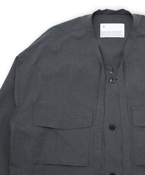 VOAAOV（ヴォアーブ） シャツ 「VOAAOV」T/R TYPEWRITER Ribbon Shirt