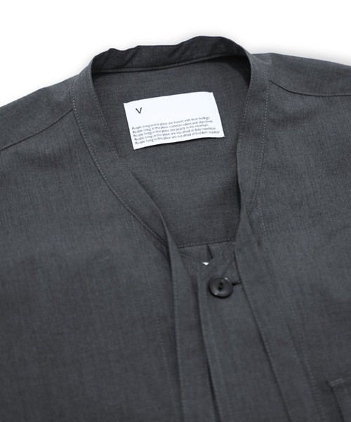 VOAAOV（ヴォアーブ） シャツ 「VOAAOV」T/R TYPEWRITER Ribbon Shirt