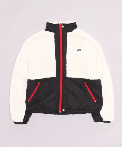 「VANS」 ジップアップブルゾン M ピンク レディース_画像3