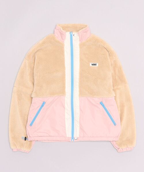「VANS」 ジップアップブルゾン M ピンク レディース_画像6