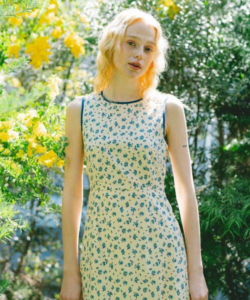 ワンピース back cut onepiece／バックデザインノースリーブワンピース