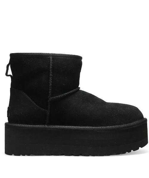 UGG ブラック ショートブーツ　24cm ウルトラミニ ウルトラミニプラットフォームUGGブーツ