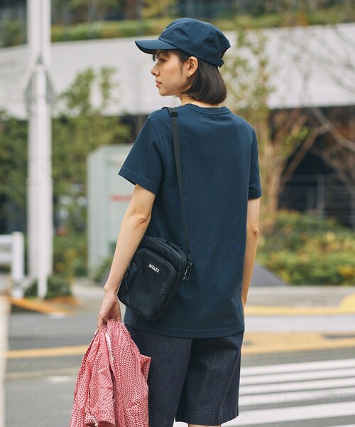 AIGLE（エーグル） tシャツ 速乾 UVカット ワンポイントロゴ 半袖T
