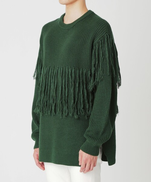 「Education from Youngmachines」 長袖ニット L ブラック メンズ_画像5