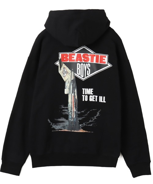 Beastie Boys x atmos スウェットフーディ XL Beastie Boys x atmos LICENSED TO ILL SWEAT HOODIE GRAY（ビースティ