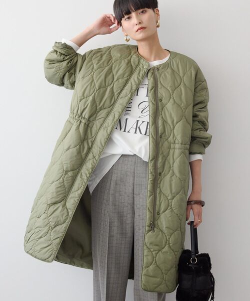 「AMERICAN HOLIC」 コート L アイボリー レディース_画像4