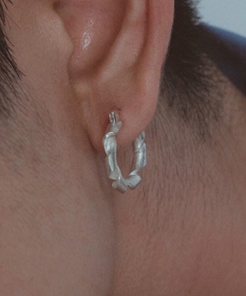 whoseA（フーシー） ピアス 「silver925」OPEN Pierce/オープンフープ