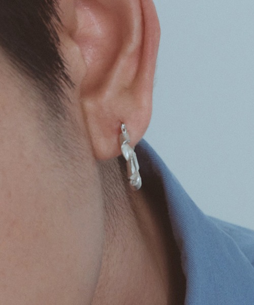 whoseA（フーシー） ピアス 「silver925」OPEN Pierce/オープンフープ