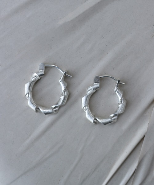 whoseA（フーシー） ピアス 「silver925」OPEN Pierce/オープンフープ