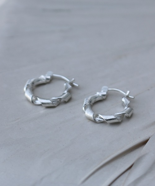 whoseA（フーシー） ピアス 「silver925」OPEN Pierce/オープンフープ