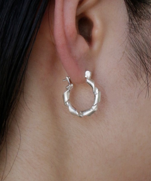 whoseA（フーシー） ピアス 「silver925」OPEN Pierce/オープンフープ