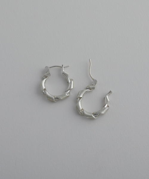 whoseA（フーシー） ピアス 「silver925」OPEN Pierce/オープンフープ
