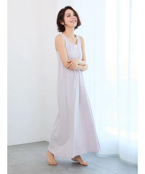 Te chichi（テチチ） ワンピース ワンポイント刺繍ロングワンピース