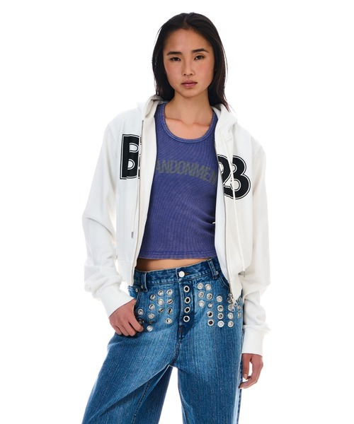 beedenジップアップパーカー FRONT LOGO ZIPUP HOODIE（パーカー）｜BEEDEN（ビーデン）の