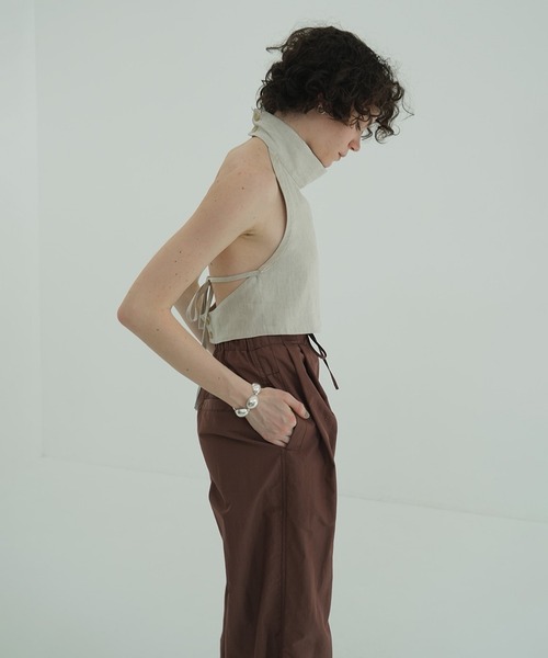 CLANE（クラネ） ブラウス シャツ HALTER HIGH NECK CAMISOLE TOPS