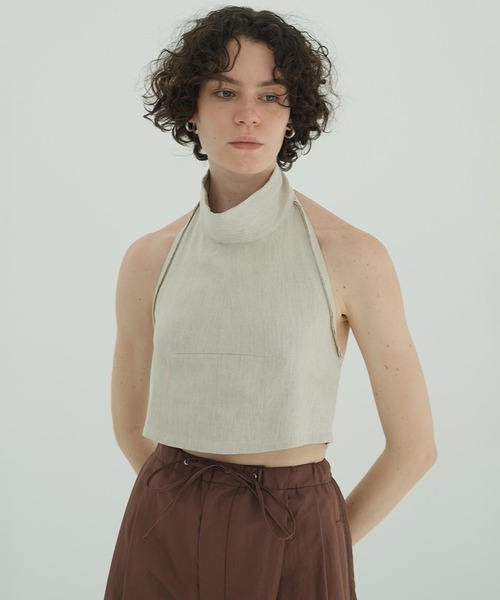 トップス clane HALTER HIGH NECK CAMISOLE TOPS CLANE（クラネ） ブラウス シャツ HALTER HIGH NECK CAMISOLE TOPS